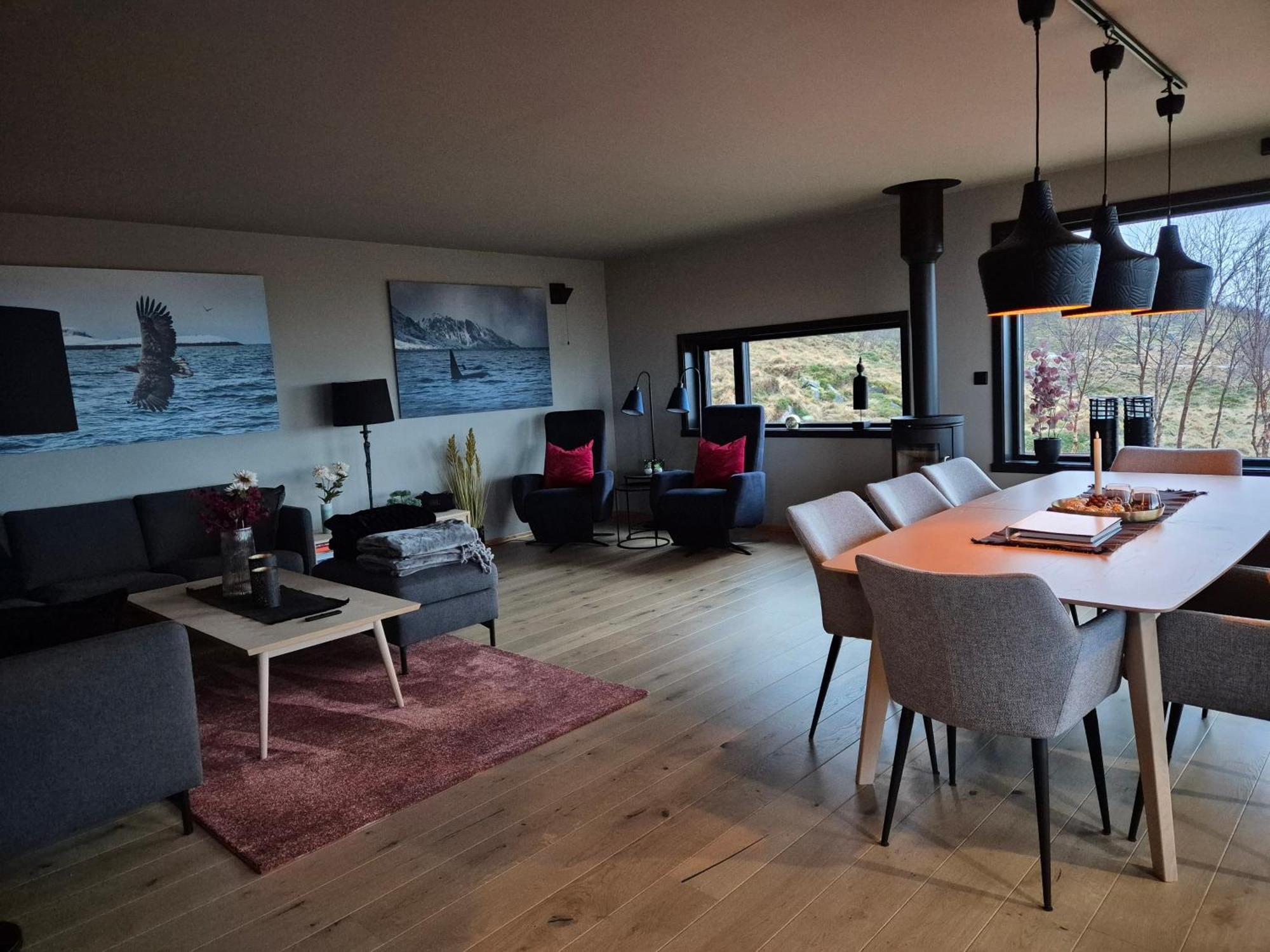 Villa Walter Lofoten With Sauna Kvalnes  ภายนอก รูปภาพ