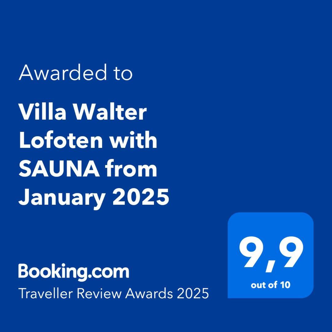 Villa Walter Lofoten With Sauna Kvalnes  ภายนอก รูปภาพ